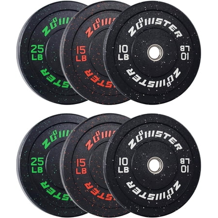 Bumper Plate Olympic Weight Plate High Bounce Bumper Weight Plate with Steel Insert Strength Training Weight Lifting Plate