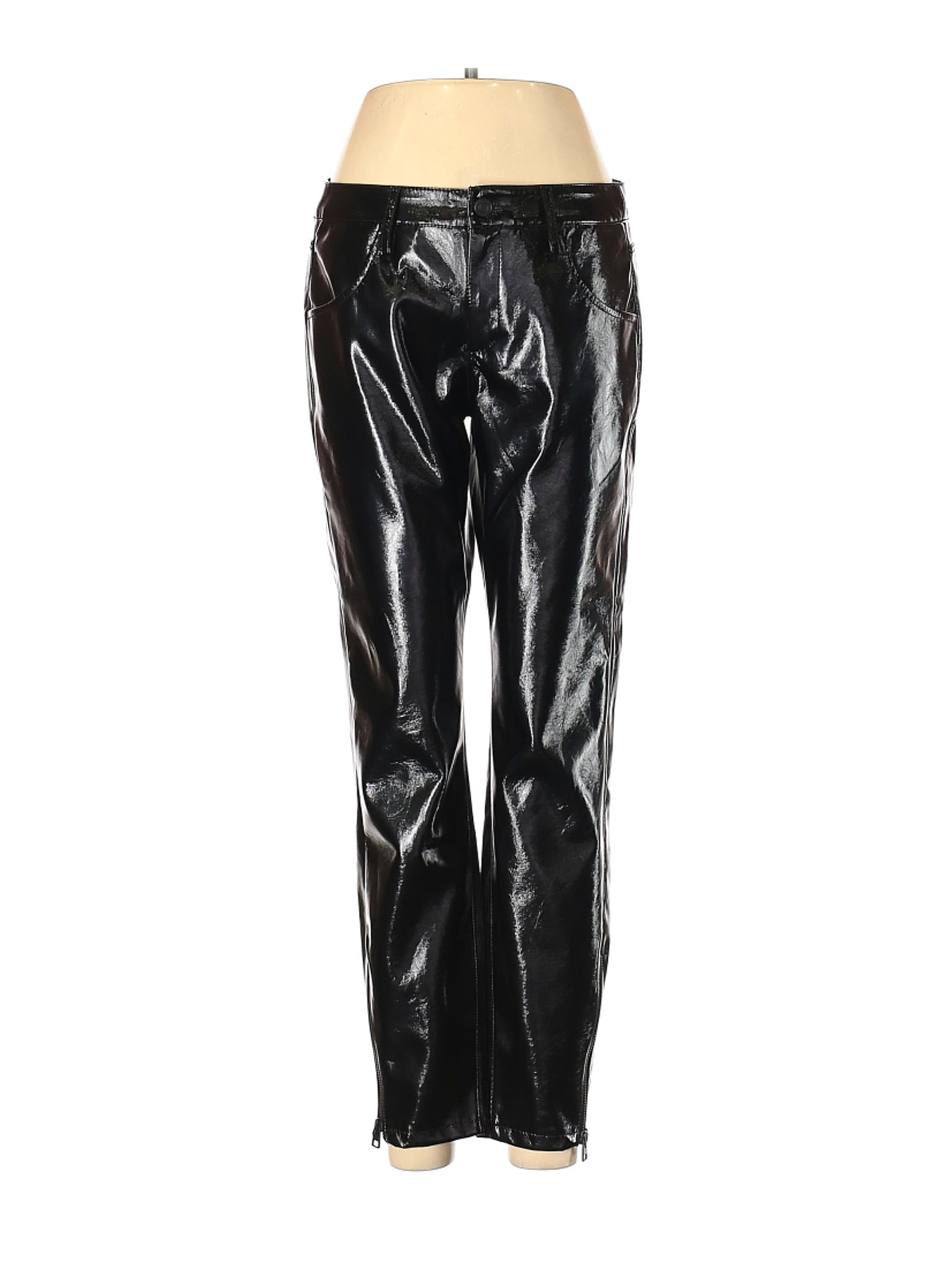 mango leather pants