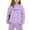 Purple, variant on WOYY Toddler Girls Outfits California Print Hoodie Sweatpants Set, 2 Piece, Sizes 3-4T