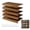 Walnut 278, variant on Space Saving Rotating Shoe Rack Tower, 8 Tier 360 Spinning Shoe Organizer for Closet, Vertical Handbag Storage, White PVC