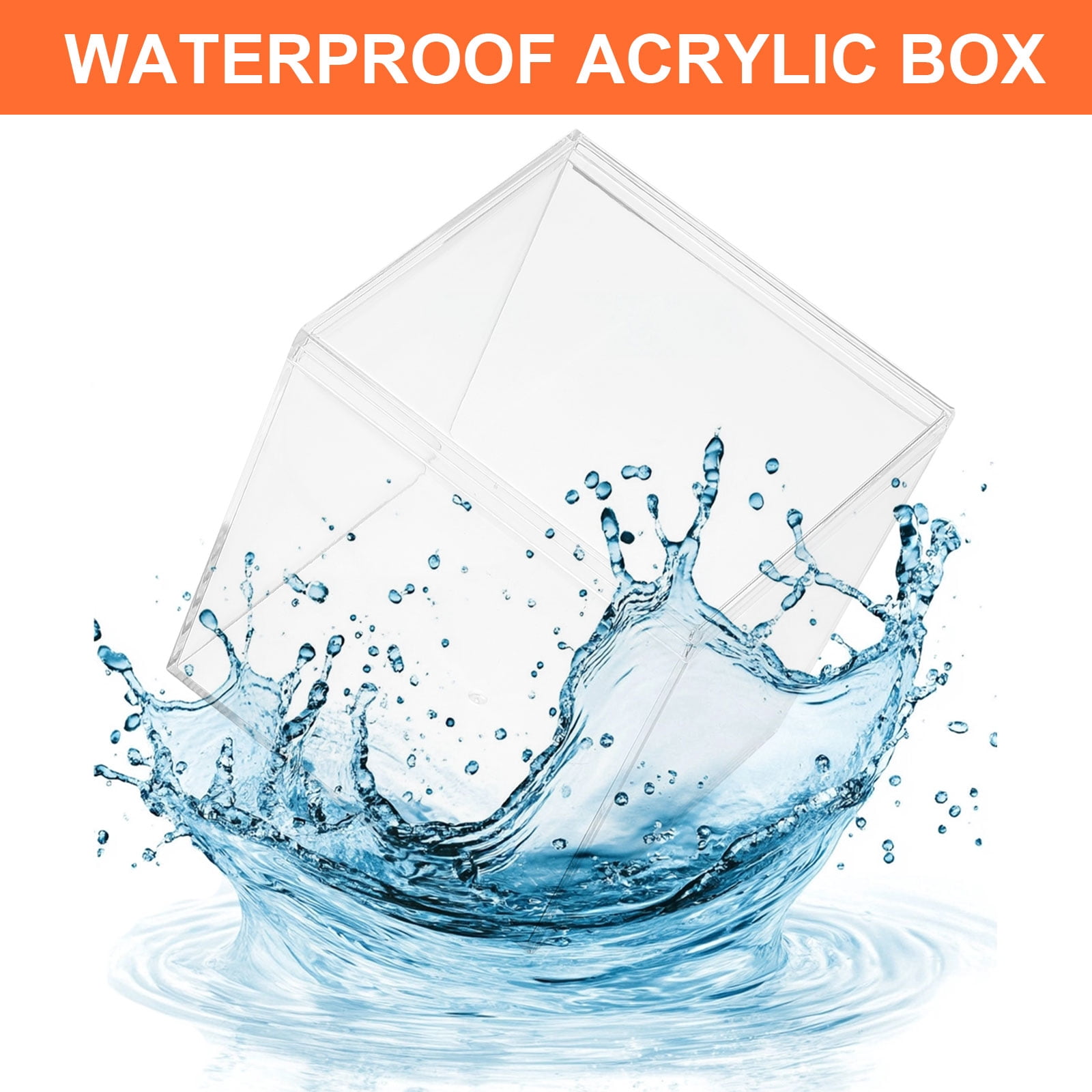 Uxcell Bote en Acrylique avec Couvercle, Botes d'Affichage en Acrylique  Transparent Cubes Carrs en Plastique Organisateur de Rangement  2.36"x2.36"x0.79 Pouces - Walmart.ca