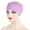 Purple, variant on Gray Women's Headbands, Women'S Cotton Turban Sleep Cap Chemo Hats Headband Muslim Turban Scarf Soft Slouchy Hair Cover,Women's Accessories Heardband
