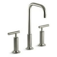 thumbnail image 2 of Kohler Purist Widespread Bathroom Sink Faucet with High Lever Handles and Gooseneck Spout, 2 of 2