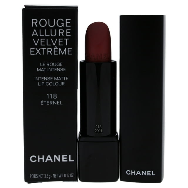 Lápiz labial Chanel Chanel Rouge Allure Velvet Extreme - 118 Eternel Lápiz labial Dama 0.12oz