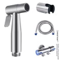 thumbnail image 1 of Handheld Sprayer for Toilet-Valve Adapter. Stainless Steel Jet Sprayer for Toilet Cloth Diaper Sprayer Set, 1 of 4