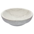 thumbnail image 4 of Echo Bowl Shaped Vessel Sink - Honed White Marble, 4 of 11