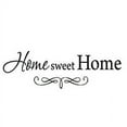 thumbnail image 2 of VWAQ Home Sweet Home House Wall Decal Family Stickers (7"H x 22"W Black), 2 of 3