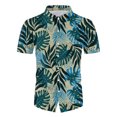 thumbnail image 2 of Vedolay Short Sets Men Set Beach Outfit Button Down Shirt and Short,Dark Gray XXL, 2 of 5