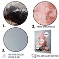 thumbnail image 3 of Designart "Subtle Pink Stone Art" Spiritual Stone Floater Framed Canvas Wall Art, 3 of 5