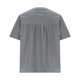 thumbnail image 5 of TaTaai Women's short sleeve crew neck top, linen cotton fabric, solid color, button cuffs, cutout detail, pullover style, casual loose fit, soft breathable, ideal for daily outings Gift, 5 of 7