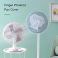 thumbnail image 5 of Dust-proof Finger Protector Fan Cover Anti-pinch Hand Protective Cover Net Washable Fan Mesh Cover for Electric Fan, 5 of 9