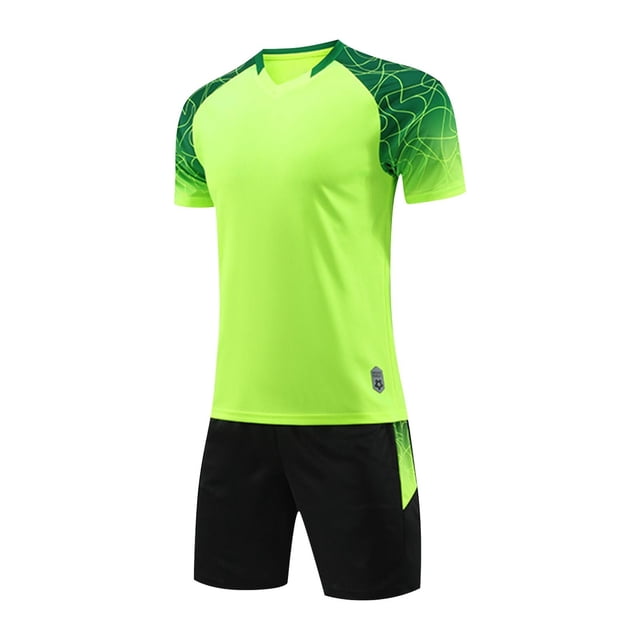 Children's Gradient Basketball Uniform Set Training Suit Sweat-Absorbing Side Pocket Sportswear