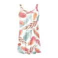 thumbnail image 5 of FVWITLYH Robe Cocktail Femme Robe de Plage Couleur Unie Sans Manches Dos Nu Camisole Mini Robe d'Été de Fête Marine,P, 5 of 5