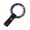 Titanium Colorful+Black Leather, variant on EDC Titanium Alloy Colorful+ Leather Keychain Portable Key Ring Pendant Set Tool-Titanium Colorful Ring