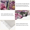 thumbnail image 4 of Dragonflies and Flowers Winter Scarf for Women Fashion Warm Long Soft Blanket Scarves Gifts, 4 of 10