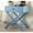 Heritage Blue, variant on iNSPIRE Q Lucas Contemporary 1-Drawer X-Base End Table, White
