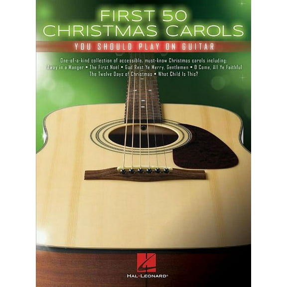 First 50 Christmas Carols You Should Play on Guitar, (Paperback)