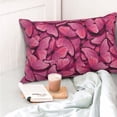 thumbnail image 6 of Disketp Pillow Covers Pink Butterfly Pattern Throw Pillow Case Cushion Covers,Cushion For Bedroom,Couch,Home-20"X30", 6 of 8