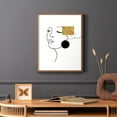 thumbnail image 6 of Shapes and Lines II in Brown Solid Wood 22 x 28 Framed Print, 6 of 6