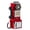 Red, variant on Ryan Bros. American Retro 1950's Payphone Decor, 19 in Wall-Mount Corded Landline Phone with Locking Coin Bank, Molded ABS (Black)