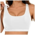 thumbnail image 3 of Women Sport Bra Swimsuit Top - Swim Bra Bikini Top Only Scoop Neck Bathing Suit 2025 Swimwear, 3 of 7