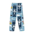thumbnail image 5 of Xecao Airplanes and Aviation Signs Men's Straight Lounge Pajama Pants: The Ultimate in Comfortable Sleepwear, 5 of 9