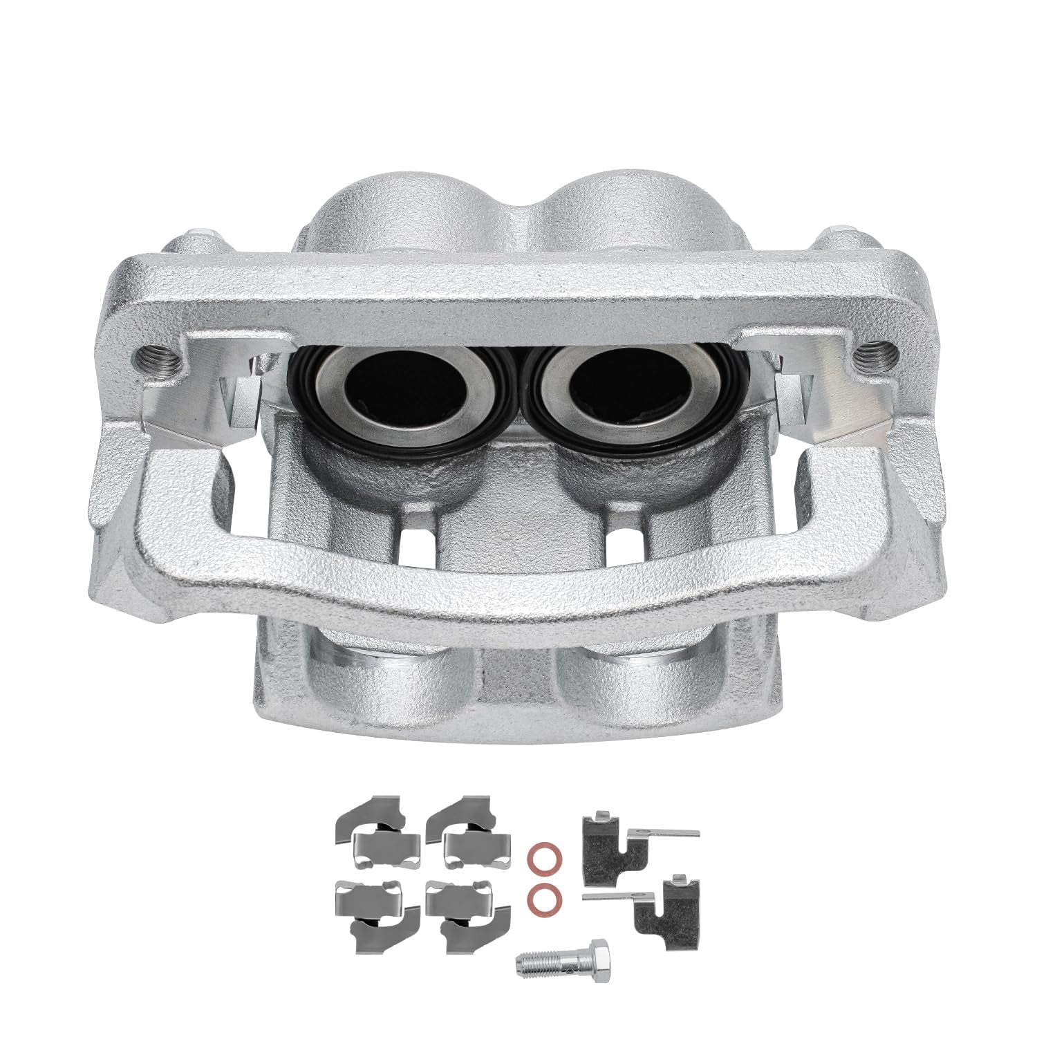 Detroit Axle - Front Disc Brake Calipers w/Bracket Replacement for Ford F-250 F-350 Super Duty Fits select: 2005-2012 FORD F250 SUPER DUTY, 2006-2008 FORD F350 SRW SUPER DUTY