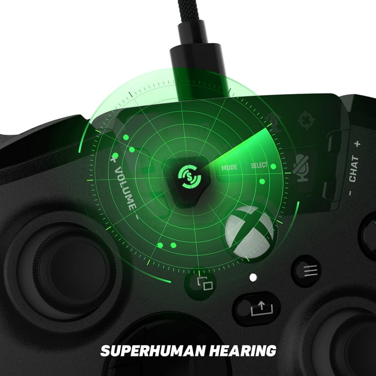 Xbox PCs X 10 Recon Controller Enhancements, and Series Wired - Buttons, Hearing & & Turtle Black Windows Controller Remappable One Xbox for Featuring Gaming Xbox Series S, Audio Beach Superhuman