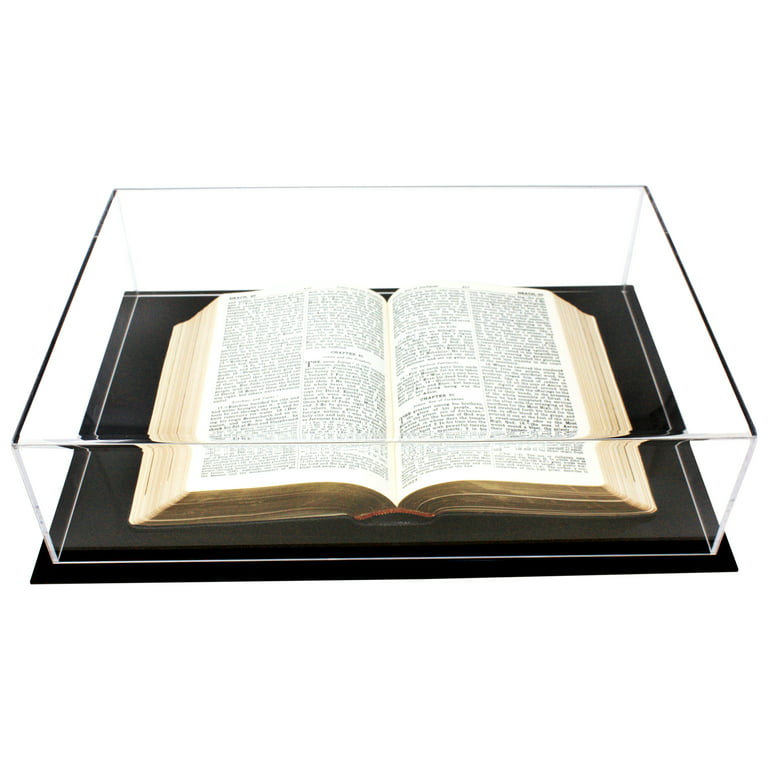 Deluxe Clear Acrylic Book Display Case (A029)