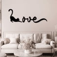 thumbnail image 2 of Cuadro Decorativo de Metal con Diseño gato love Extra grande, 2 of 4