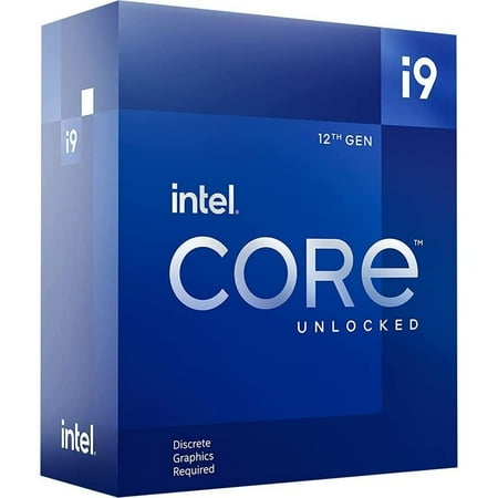 Intel - Core i9-12900K Desktop Processor 16 (8P+8E) Cores up to 5.2 GHz Unlocked  LGA1700 600 Series Chipset 125W - Grey/Black/Gold