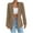 Khaki, variant on YUHAOTIN Female Blazers for Women Plus Size Casual Women's Casual Open Front Cardigan Long Sleeve Elegant Business Long Jacket with Pocket and Buttons Womens Blazer Jacket Plaid Suit Jacket