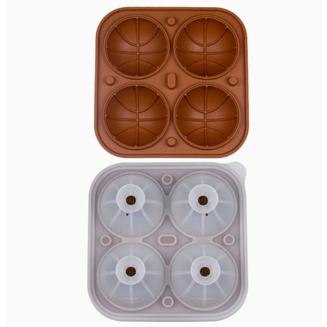 1 pieza de bola de hielo, molde for cubitos de hielo, caja de hielo, bandeja de hielo con forma de bola de silicona, molde for bolas de hielo, bandeja de hielo de silicona