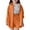 Orange, variant on WhouRiu Little Girls Outfits Solid Long Sleeve Shirt Elastic Waist Shorts Children Spring Summer Loose Outfit Set Green,Sizes 5-6