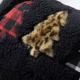 thumbnail image 3 of Dearfoams Merry Christmas Tree Oblong Reverse to Leopard Fur, 14'' x 20'', Multi, 3 of 4