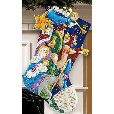 The Procession Stocking Felt Applique Kit