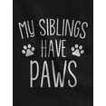 thumbnail image 2 of Pregnancy Announcement Tstars Unisex Bodysuit - My Siblings Have Paws Humor - Perfect Baby Shower Gift - Newborn Party Outfit - Funny Pet Lover Baby Clothes, 2 of 7