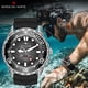 thumbnail image 2 of Men's Titanium Quartz Watch Solar Charging Waterproof Timer Night Light Sports Fashion Watch with Mineral Strengthened Glass, 2 of 11