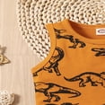 thumbnail image 5 of MXIEZI 3M-3T Baby Boys Sleeveless T-Shirt Outfit Summer Dinosaur Tank Tops + Elastic Waist Cotton Shorts 2PCS Set, 5 of 9