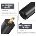 thumbnail image 3 of Minkissy 2Pcs Strong Lightweight Black Aluminium Pool Cue Extension Rod Billiard Accessory, 3 of 8