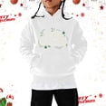 thumbnail image 2 of AJIWYH Sweat à Capuche pour Filles Manches Longues Mode Imprimé Blanc, 8-9 Ans, 2 of 4