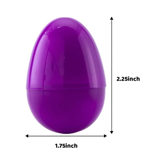 JOYIN 100 Pcs 2.3\ Oeufs de Pâques Incluent 2 Oeufs Dorés pour Remplir des Friandises Spécifiques, Cadeau de Fête à Thème de Pâques, Chasse aux Oeufs de Pâques, Garnitures de Panier, Fournitures de Prix pour la Classe"
