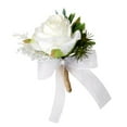 thumbnail image 4 of Boutonniere Groom Men's Groomsmen Best Man Boutineer Artificial, 4 of 7