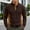 Coffee, variant on Corduroy Polo Shirts for Men Spring Fall Casual Long Sleeve Stand Collar Color Block Work Shirts