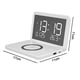 thumbnail image 5 of Reloj digital, despertador de carga inalámbrica con luz nocturna, reloj de escritorio moderno para dormitorio, sala de estar, reloj de noche con función de repetición, 5 of 8