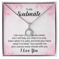 thumbnail image 1 of To My Soulmate Life May Not Always be Sweet Eternal Hope Necklace Message Card, 1 of 7
