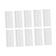 thumbnail image 5 of 100 piezas de herrajes para colgar exhibidores de azulejos, fáciles de instalar, sujetadores de gancho montados en la pared Aluminio 9x02x16cm, 5 of 9