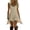 Beige, variant on Qiopertar Linen Dress for Women Ruffled Sundress with Pockets Summer Beach Vacation Casual Sleeveless Flowy Knee-Length A-Line Dress, Beige XL