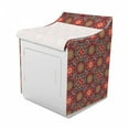 thumbnail image 2 of Oriental Washer Cover, Vintage Art Colorful Doodle Floral Motif with Classic Details Composition, Suitable for Dryer and Washing Machine, 29" x 28" x 40", Multicolor, by Ambesonne, 2 of 3