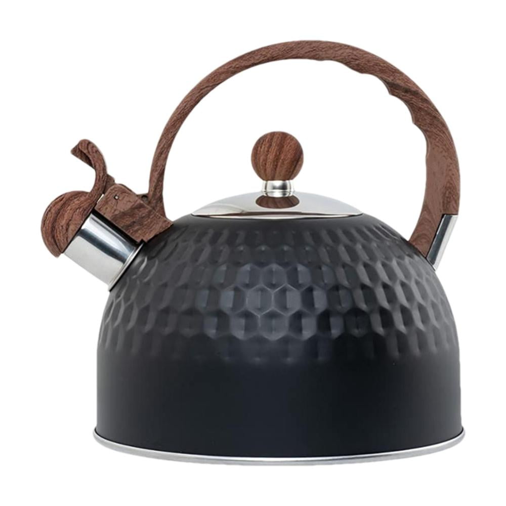 Stainless Steel Whistling Tea Kettle2.5L Black Hammer Hemispherical